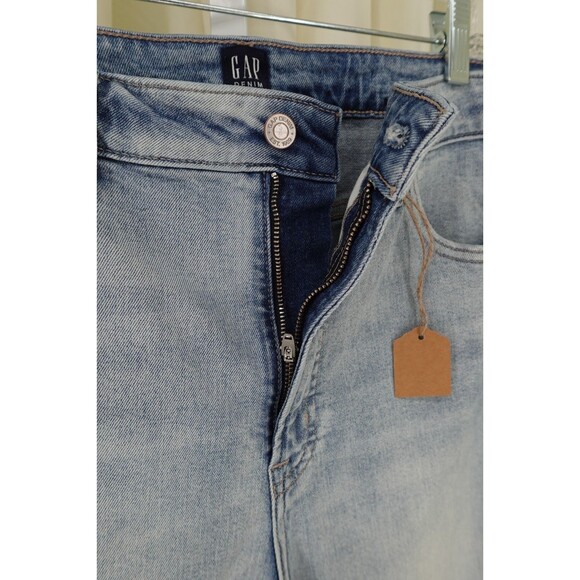 Gap Denim Women's Curvy True Skinny High Rise Distressed Jeans Size 16/33 Tall - Picture 13 of 16